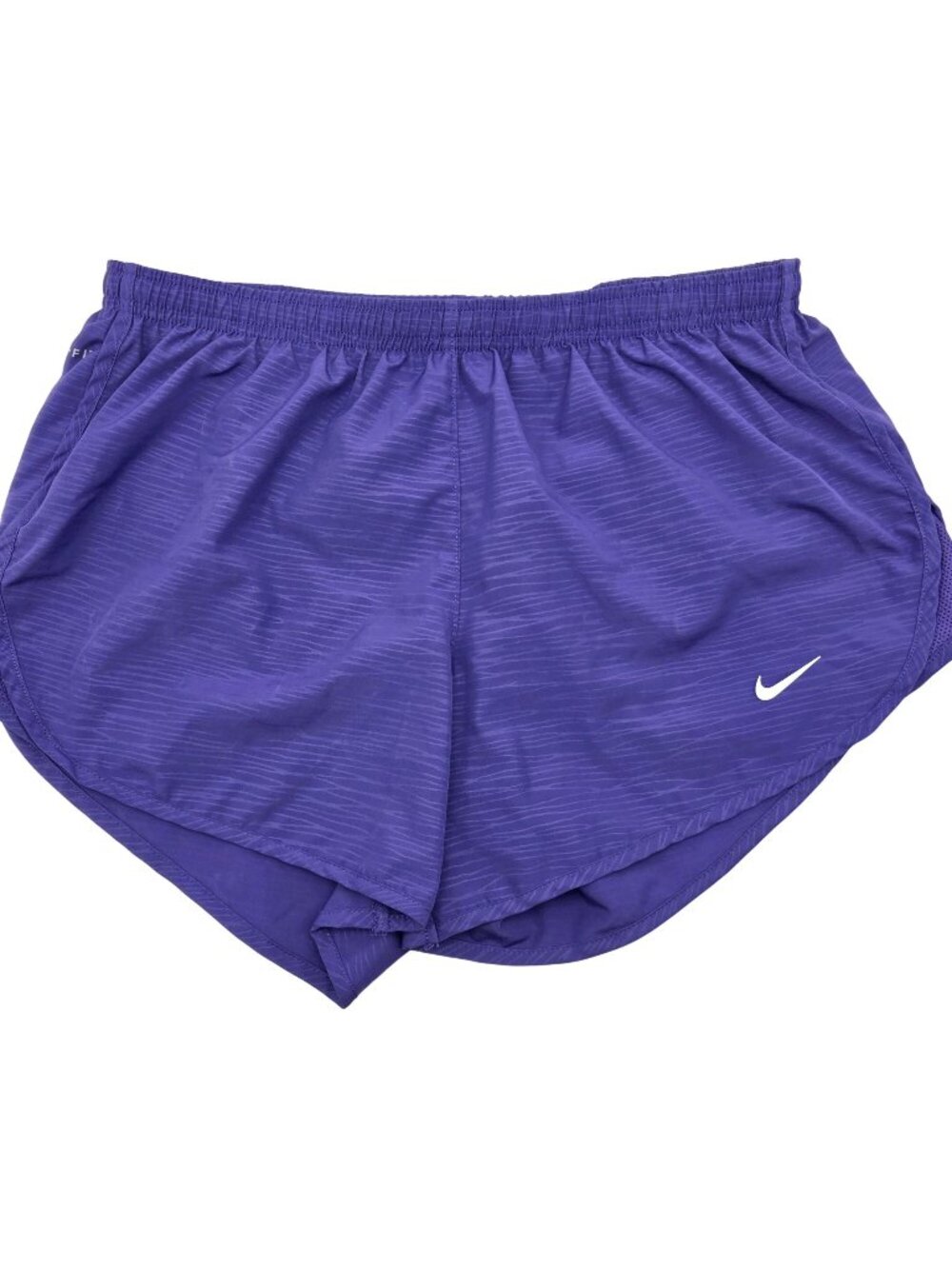 Nike Dri Fit Gym Shorts Womens Medium Purple Running Athletic Athleisure